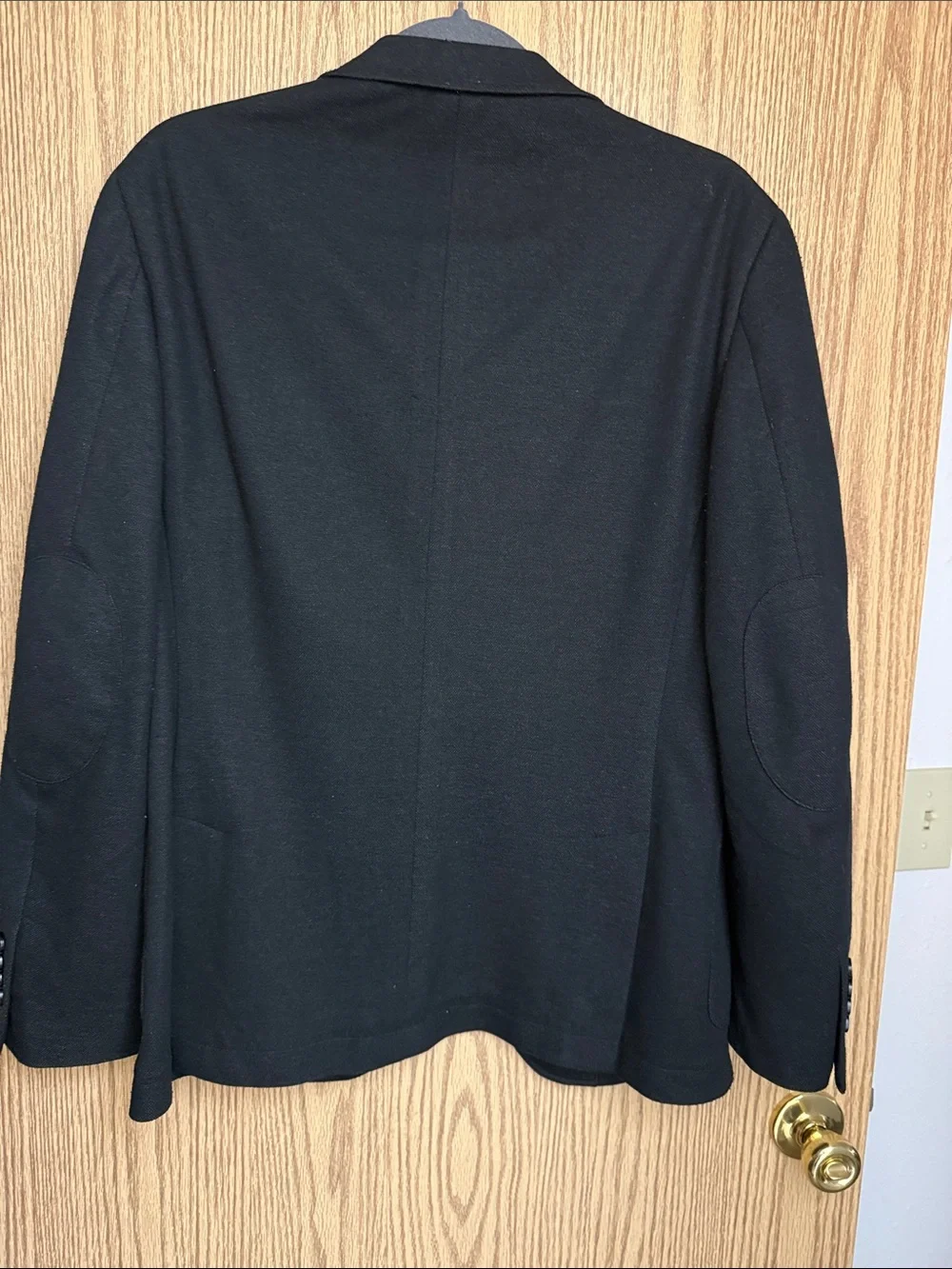 Men's Black Two-Button Blazer - Classic Tailored Jacket
